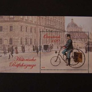 Österreich 2016 Block Historische Postfahrzeuge postfrisch ANK 3309