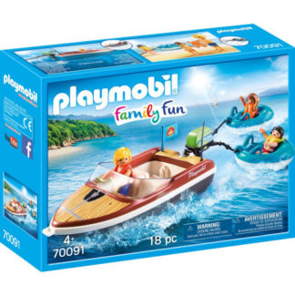 PLAYMOBIL 70091 Sportboot mit Fun-Reifen