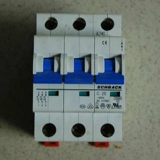 Schrack Sicherungsautomat C20 3pol