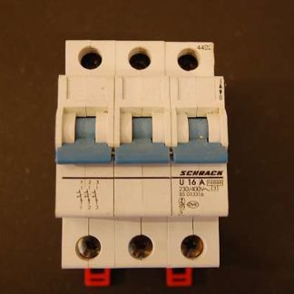 Schrack Sicherungsautomat U 16A 3pol