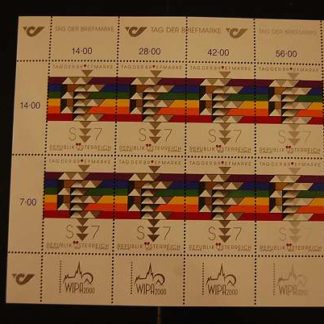 Österreich 2000 Tag der Briefmarke Kleinbogen postfrisch ANK 2350