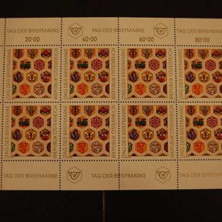 Österreich 1990 Tag der Briefmarke Kleinbogen postfrisch ANK 2022