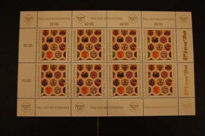 Österreich 1990 Tag der Briefmarke Kleinbogen postfrisch ANK 2022
