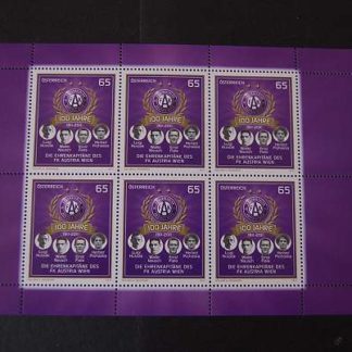 Österreich 2011 100J FK Austria Wien Kleinbogen ANK 2943 postfrisch