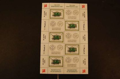 Österreich 2001 Tag der Briefmarke Kleinbogen postfrisch ANK 2379