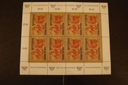1991 Österreich Tag der Briefmarke Kleinbogen postfrisch ANK 2063