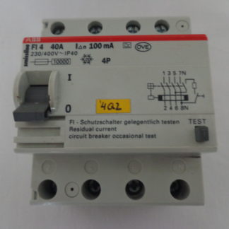 ABB Smissline FI 4  40A   100mA  Schutzschalter