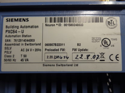 Siemens PXC64 - U Automations Station