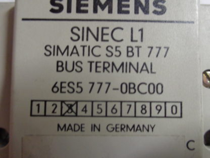 Siemens Sinec L1 Bus Terminal simatic  6ES5 777-OBC00