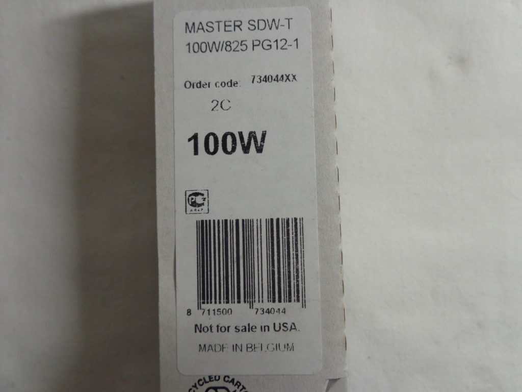 Lâmpada MASTER SDW-T 100W 825 PG12-1 1SL/12 Philips