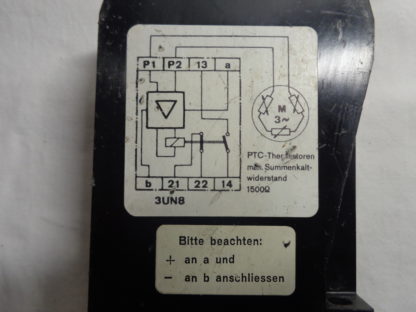 Siemens 3UN8 020 24V Motorschutz Auslösegerät