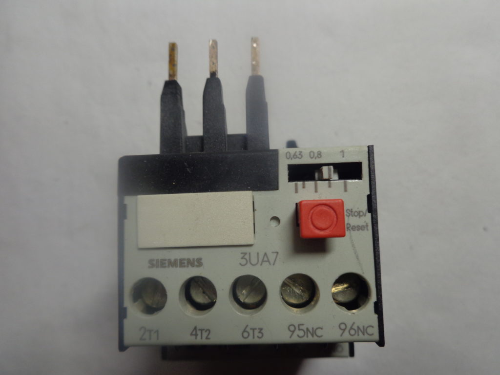 SIEMENS 3UA7021-1E Überlastrelais – Motorschutzrelais, Made In Germany