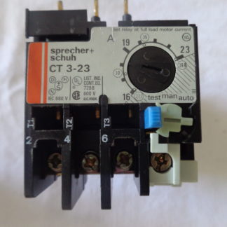 Sprecher + Schuh CT 3 - 23  Overload Relay