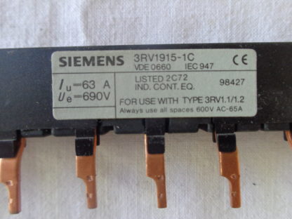 Siemens 3RV1915-1C Sammelschiene