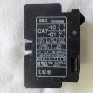 BBC  CA7 -10 /-01 Hilfskontakt Block