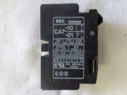 BBC  CA7 -10 /-01 Hilfskontakt Block