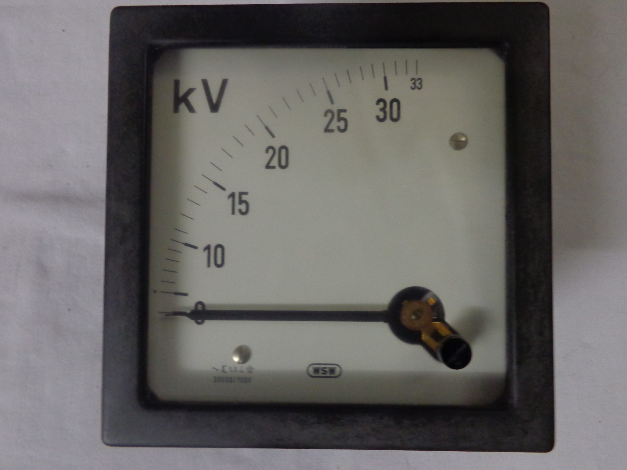 WSW Voltmeter 33 KV analog - Michl's Onlineshop OG