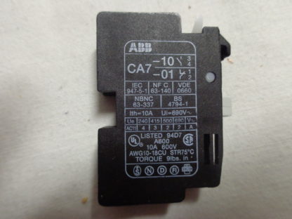 ABB CA7 - 10 - 01 Hilfskontaktblock -3 -4