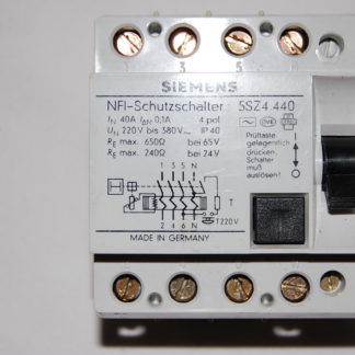 Siemens NFI Schutzschalter 5SZ4 440     40A/01