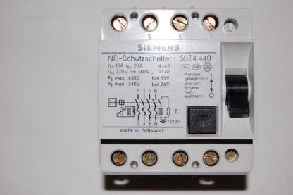 Siemens NFI Schutzschalter 5SZ4 440     40A/01