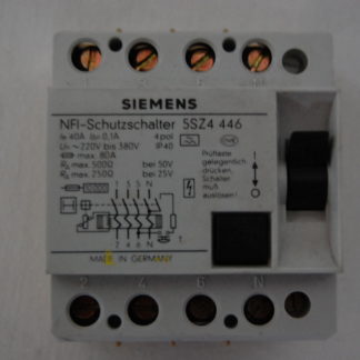 Siemens NFI Schutzschalter 5SZ4 446   40A/01