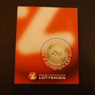 Österreich 2002 Block postfrisch 250 Jahre Zahlenlotto ANK 2430