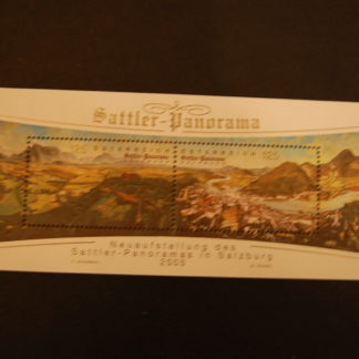 Österreich 2005 Sattler Panorama Block postfrisch ANK.2591-2592