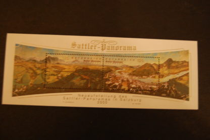 Österreich 2005 Sattler Panorama Block postfrisch ANK.2591-2592