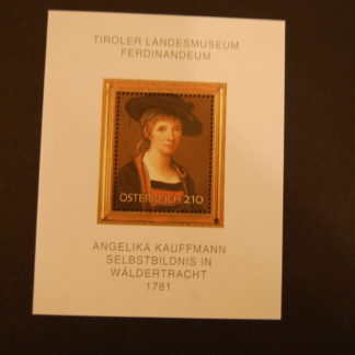 Österreich 2007 Berühmte Gemälde Angelika Kaufmann Block postfrisch ANK. 2696