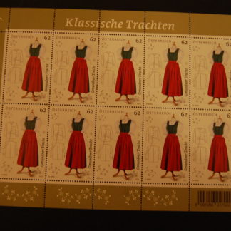 Österreich 2013 Kleinbogen Klassische Trachten postfrisch ANK. 3117