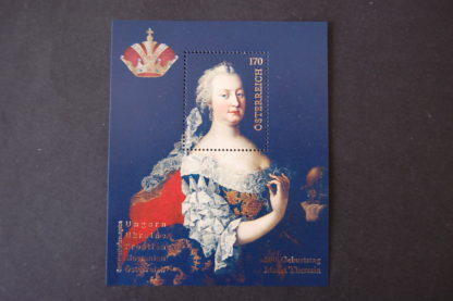300. Geburtstag Maria Theresia - Briefmarken-Block postfrisch, Österreich 2017