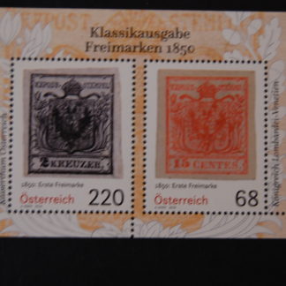 Österreich 2016 Klassikausgabe Block postfrisch ANK 3289-3290