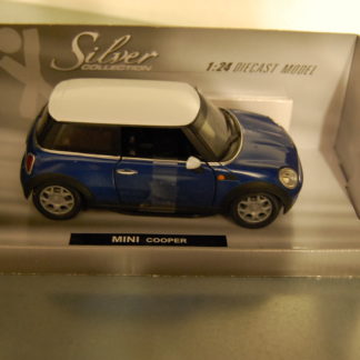 Modellauto Mini Cooper 1:24 Silver Collection