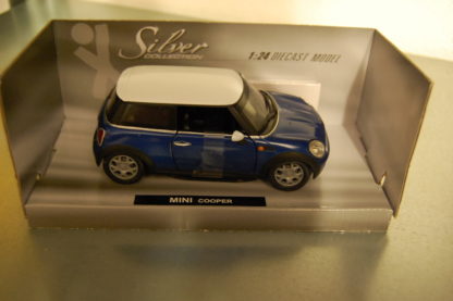 Modellauto Mini Cooper 1:24 Silver Collection