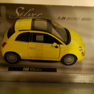 Modellauto Fiat 500  1:24 Silver Collection