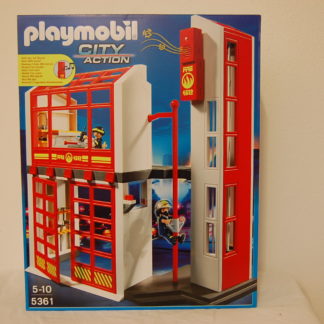 PLAYMOBIL 5361 Feuerwehrstation mit Alarm