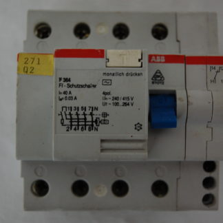 ABB FI Schutzschalter 364  40A 003 mit Hilfsschalter