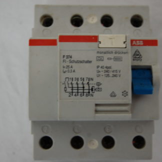 ABB FI Schutzschalter F374 25A 03