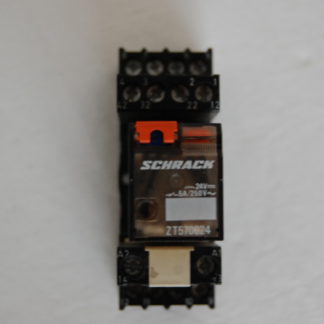 Schrack Relais ZT 570024 mit Sockel