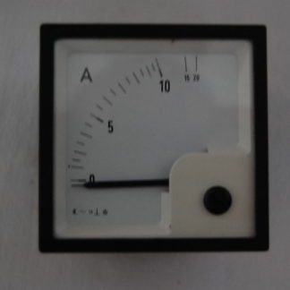 Analoger Amperemeter 10A Einbaumasse 65mm x 65mm x 63mm