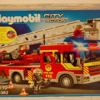 PLAYMOBIL  5362 Feuerwehr-Leiterfahrzeug mit Licht und Sound