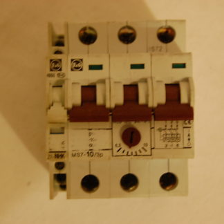 F&G Motorschutzschalter MS7-10/3p mit Hilfsschlater