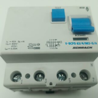Schrack V-BCF0 63/4/003-G/A BC036603 FI  Schutzschalter