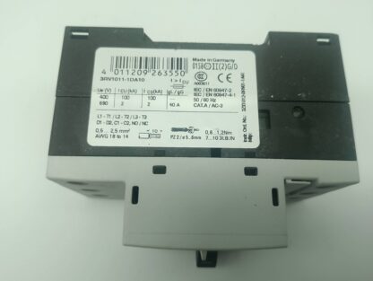 Siemens 3RV1011-1CA10 Motorschutzschalter 1-2,5A – Bild 2