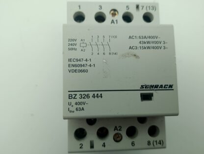 Schrack  BZ 326 444 Installationsschütz