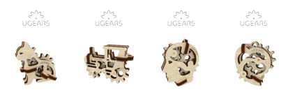 UGears 4er Set Minimodelle - U-Fidgets/Tribiki UGears