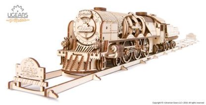 UGears Lokomotive V-Express mit Tender