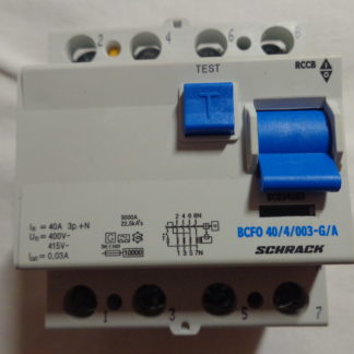 Schrack BCF0 40/4/003-G/A FI  Schutzschalter BC034103
