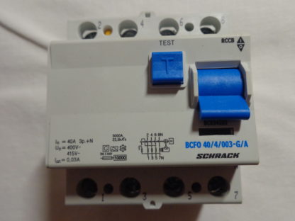 Schrack BCF0 40/4/003-G/A FI  Schutzschalter BC034103