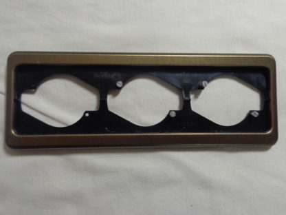 Berker 21437 Modul Star Modul MB Bronze 3fach Rahmen waagerecht